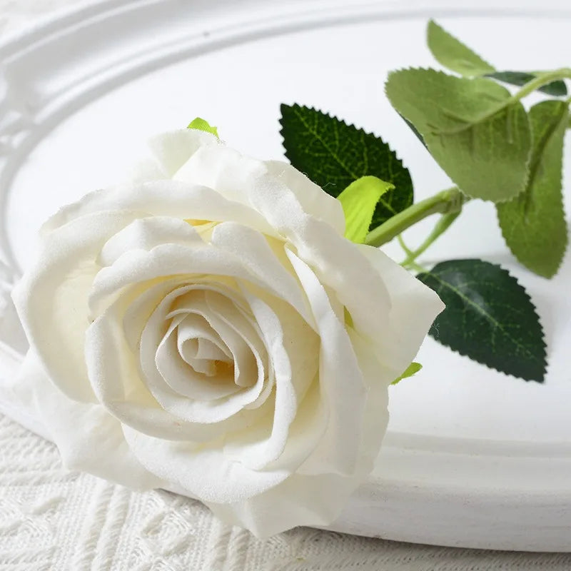 BowLift | 20 pieces Realistic Velvet Silk Rose Bouquet