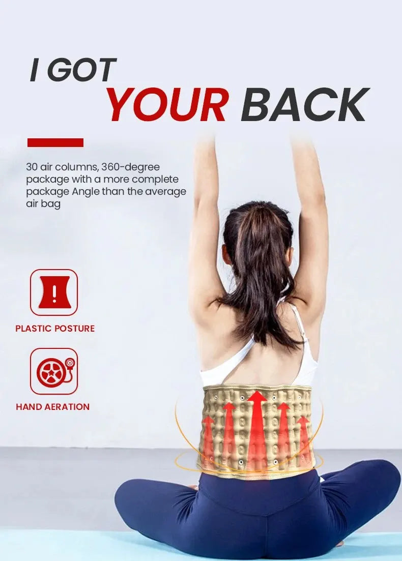 BowLift | Inflatable Lumbar Pain Relief Belt