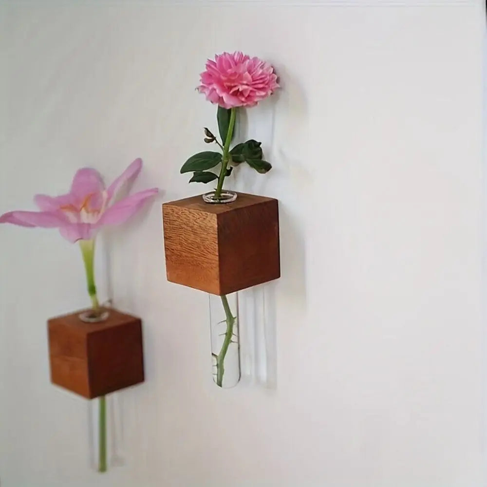 BowLift | Wooden Magnetic Flower Tube Vase