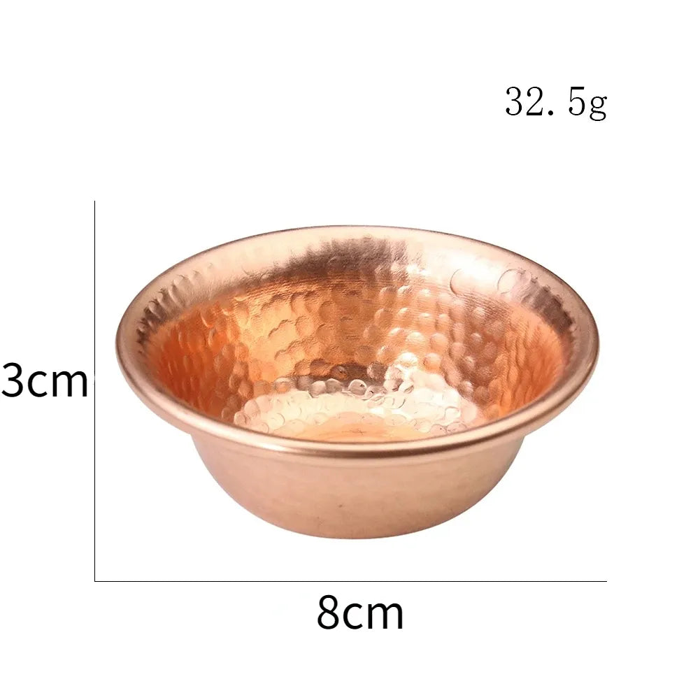 BowLift | Nepalese pure copper water preparation bowl handmade hammer pattern holy water bowl for Buddha Buddhism accessories