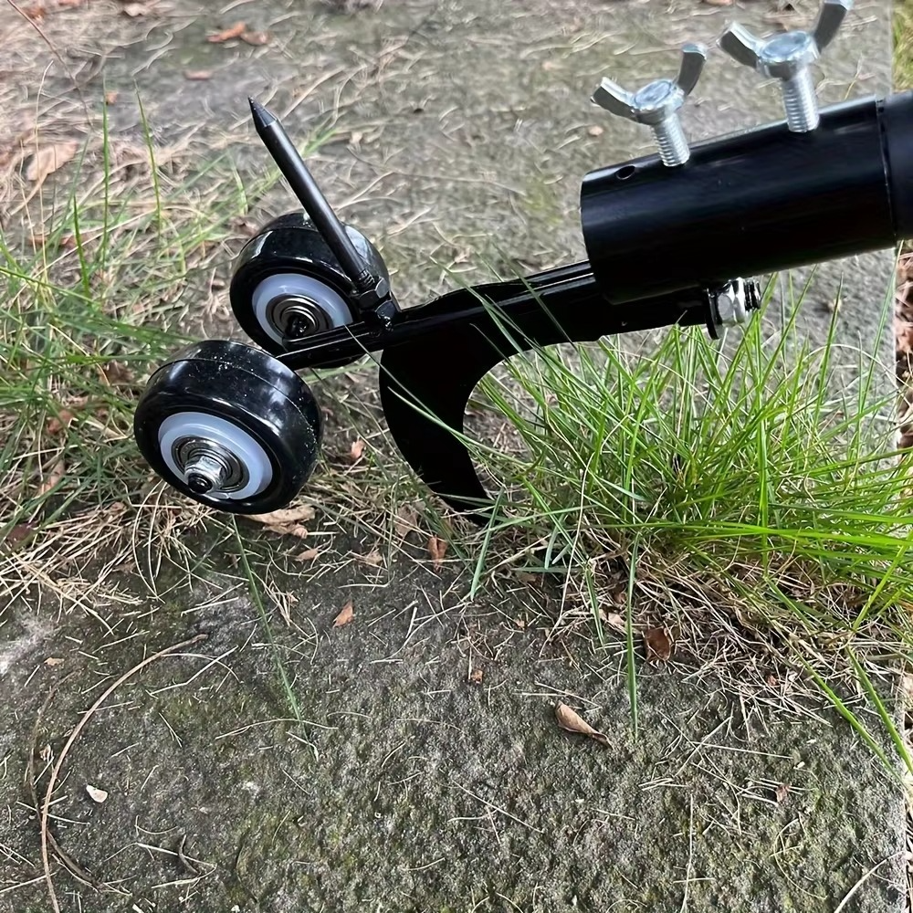 BowLift | Heavy-Duty Metal Weed Remover Roller, No-Bend Crevice and Stair Weed Puller