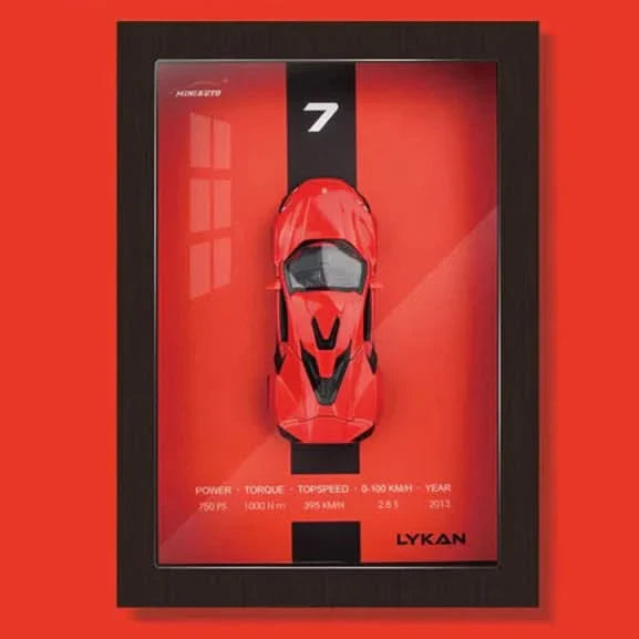 BowLift | Framed 3D Car Model Decorative Artwork