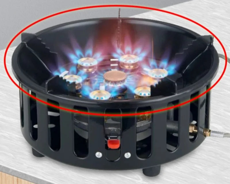 BowLift | FlammaTrek | Compact Outdoor Gas Cooker | Durable Stainless Steel Construction | Foldable