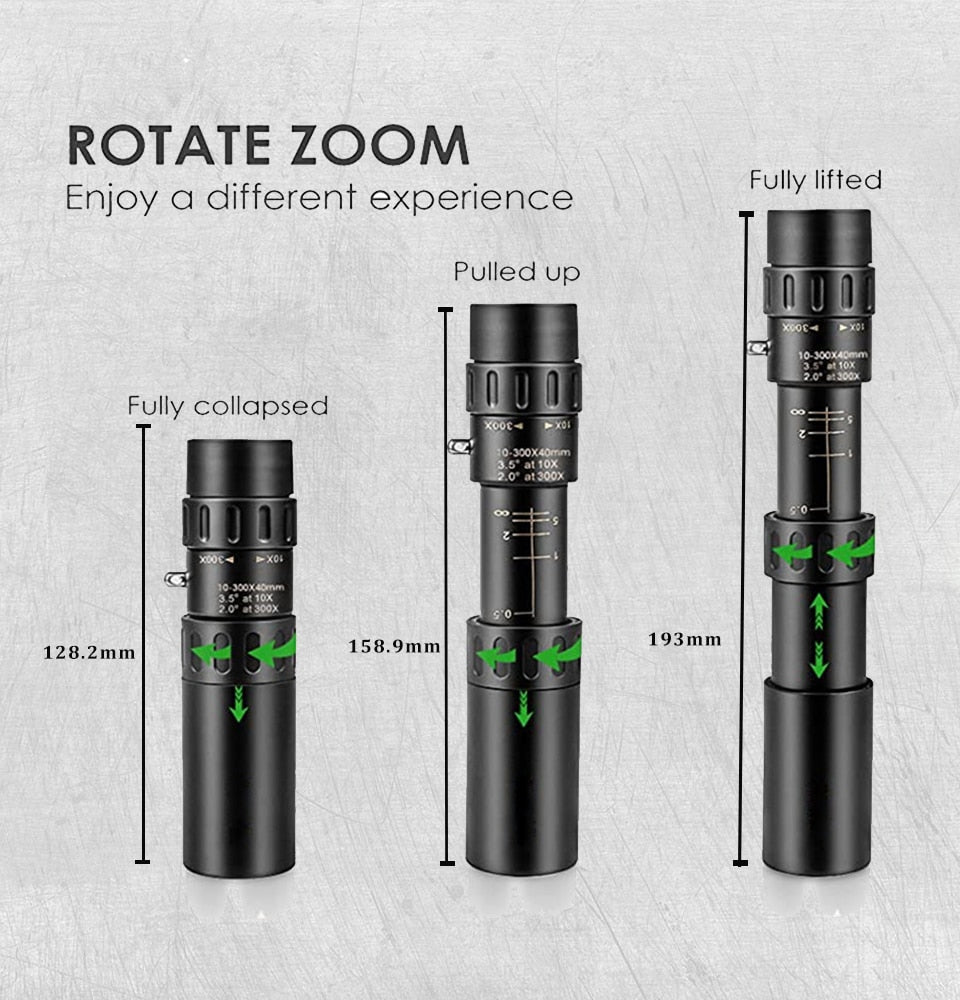 BowLift | 10-300X Zoom Telescope for Mobile Phone