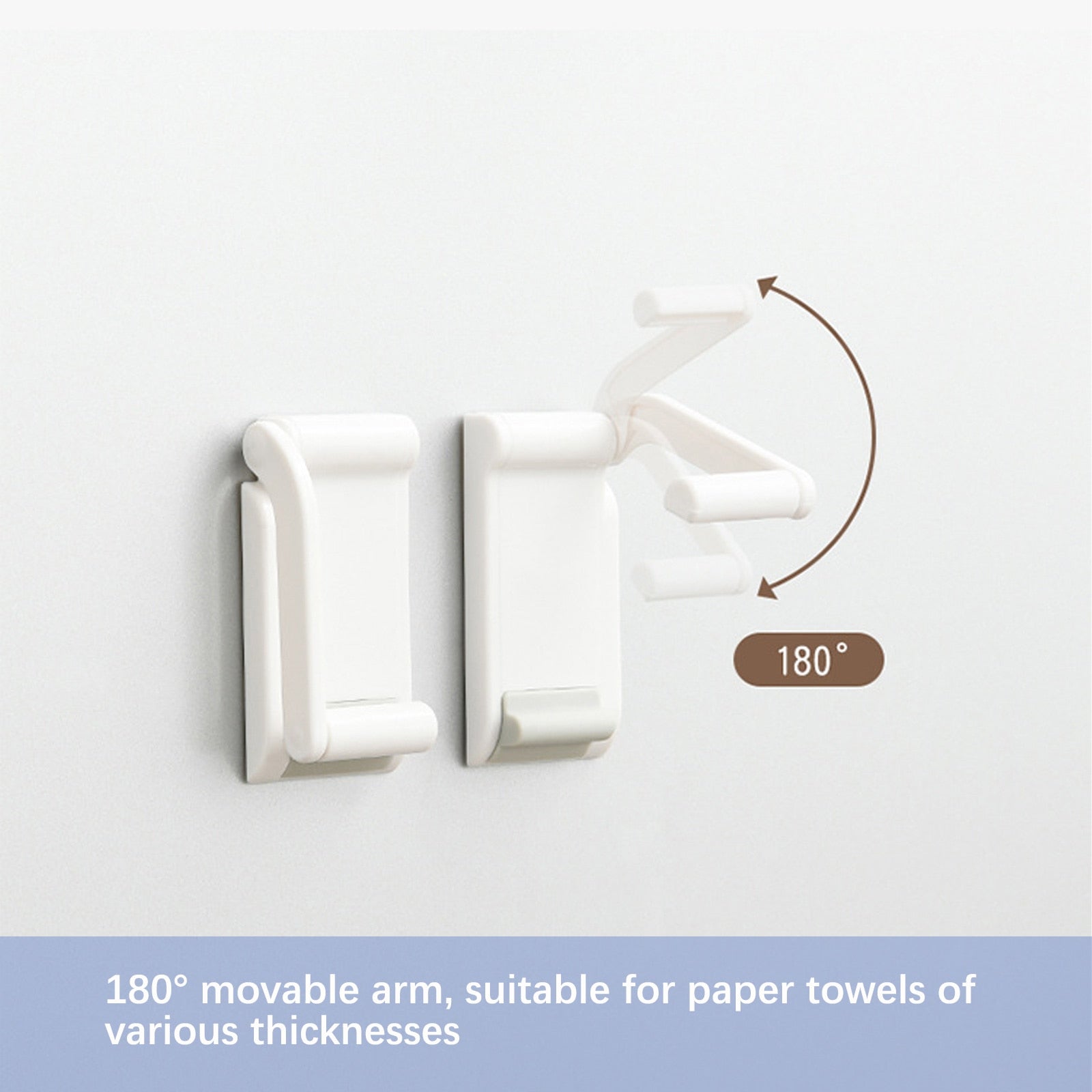 BowLift | Adjustable Magnetic Paper Towel Cloth Holder