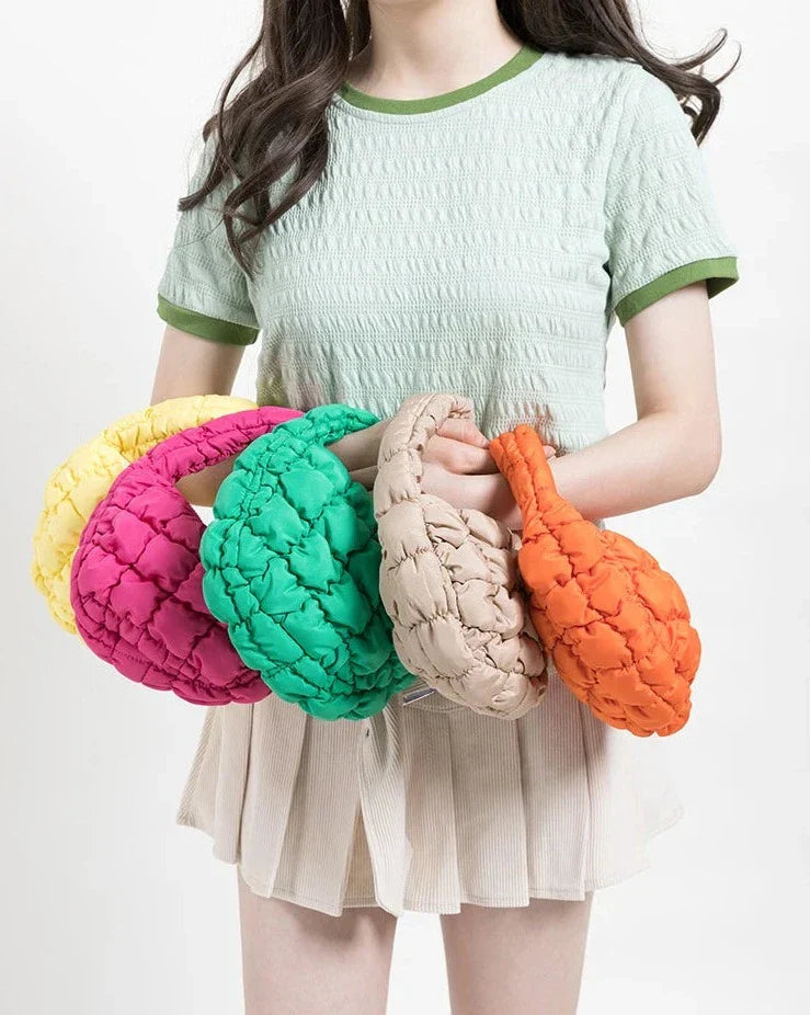 BowLift | Lively quilted round mini bag