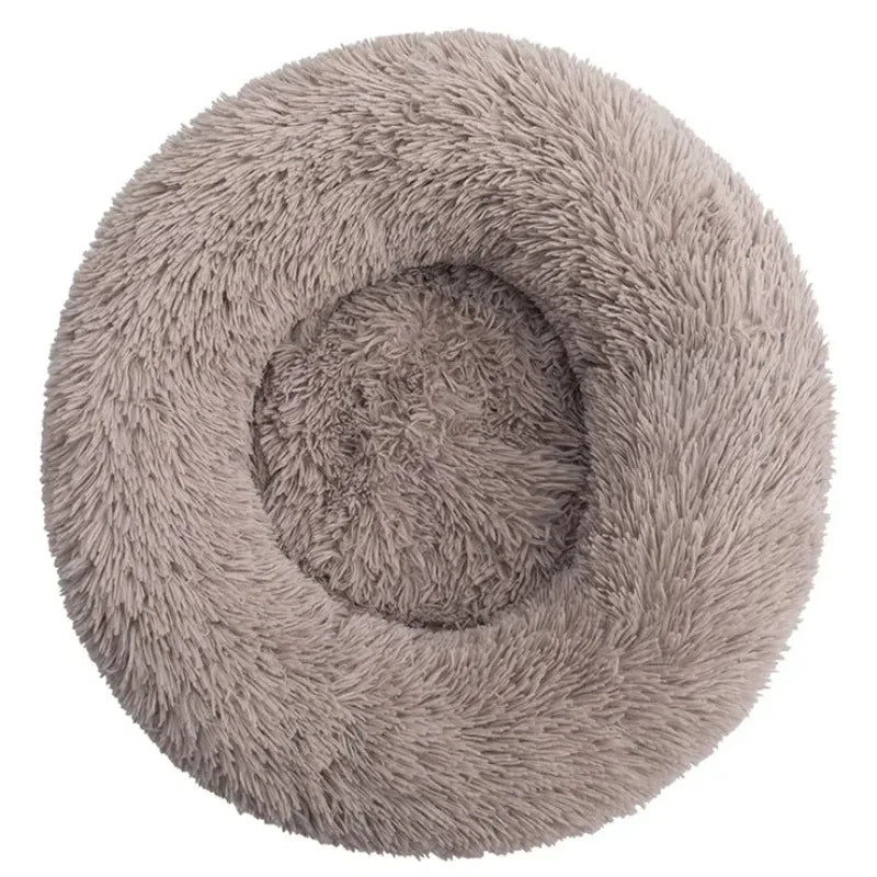 BowLift | CozyNest Plush Round Pet Bed – Washable & Non-Slip