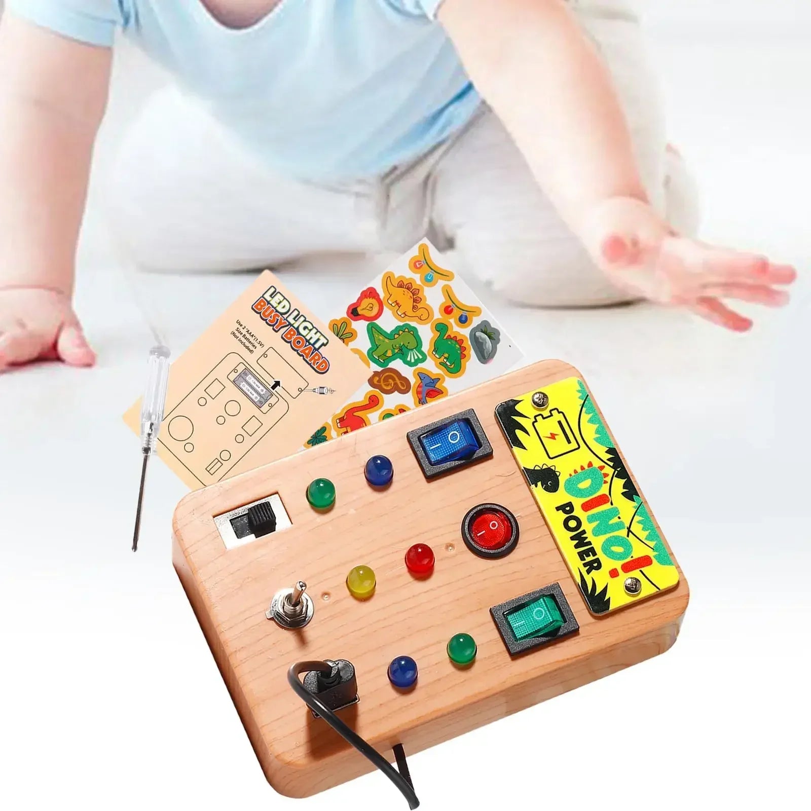 BowLift | Montessori Busy Board Switch Toy