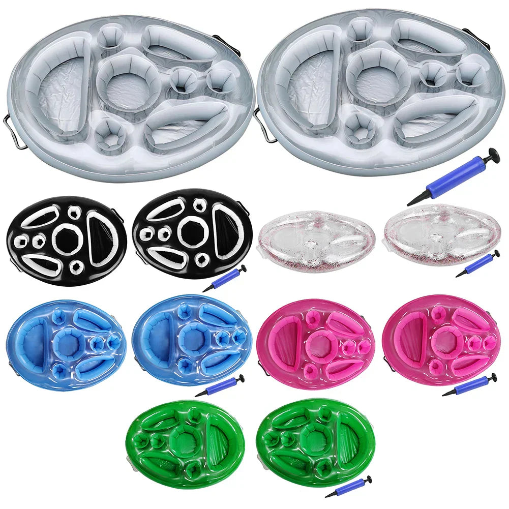 BowLift | Poolvino Drink Holder | Inflatable & Environmentally Friendly | Anti-Tip Design | For Pool & Beach