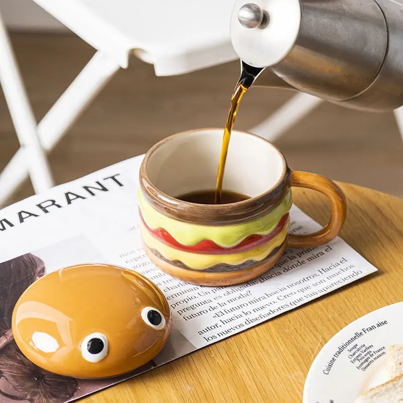 BowLift | Yummy Hamburger-Shaped Ceramic Hamburger Mug