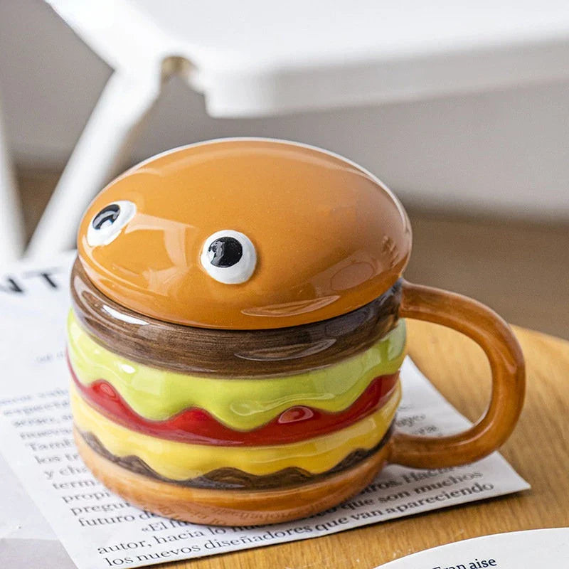 BowLift | Yummy Hamburger-Shaped Ceramic Hamburger Mug