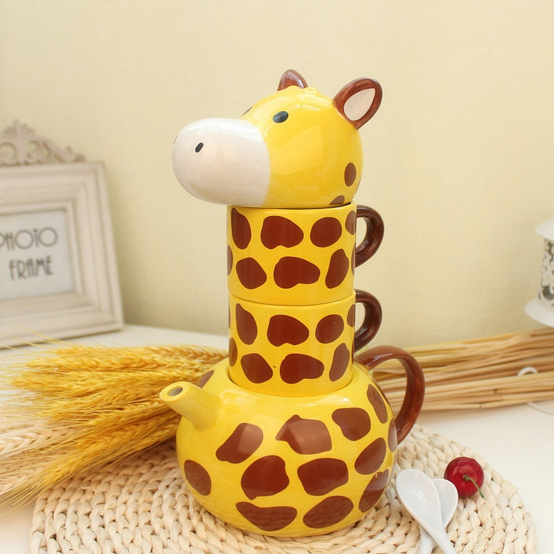 BowLift | Giraffe Mug Teapot Set