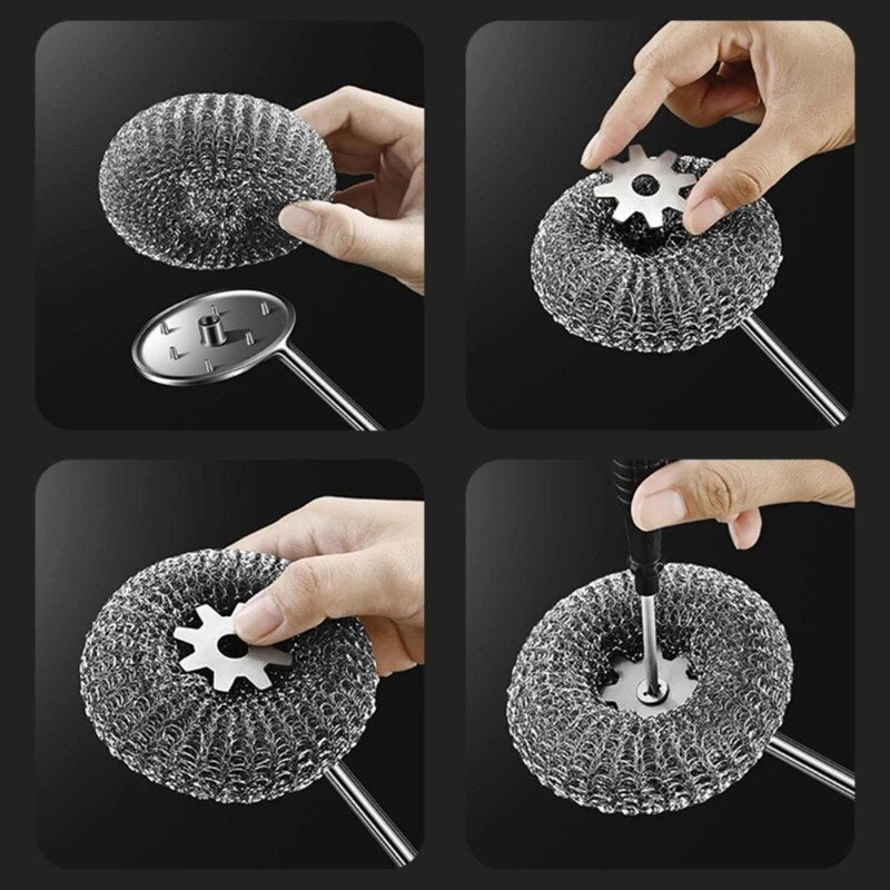 BowLift | Stainless Steel Pan Scrubber