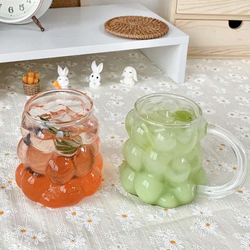 BowLift | Sleek Glass Irregular Bubble Mug