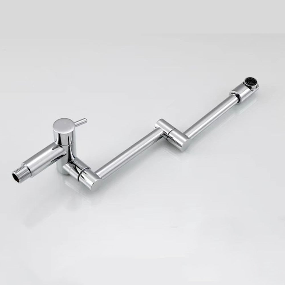 BowLift | Wall-Mounted Folding Chrome Pot Filler Faucet