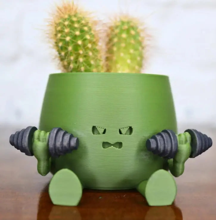 BowLift | Self-watering Flower Pot – Cute face with flexible legs!