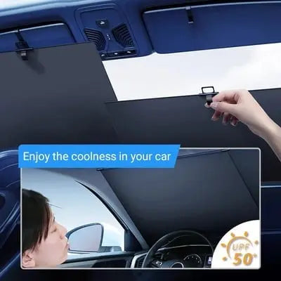 BowLift | Self-retracting sunshade for the car – With heat shield & quick cooling function