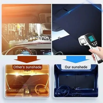 BowLift | Self-retracting sunshade for the car – With heat shield & quick cooling function