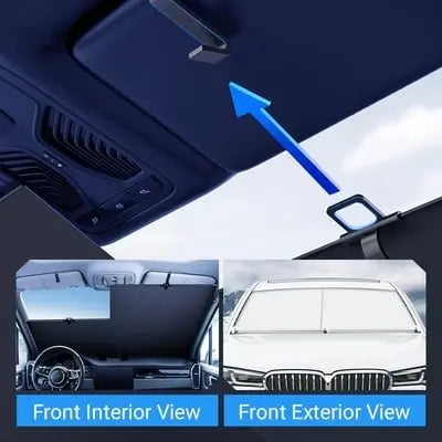 BowLift | Self-retracting sunshade for the car – With heat shield & quick cooling function