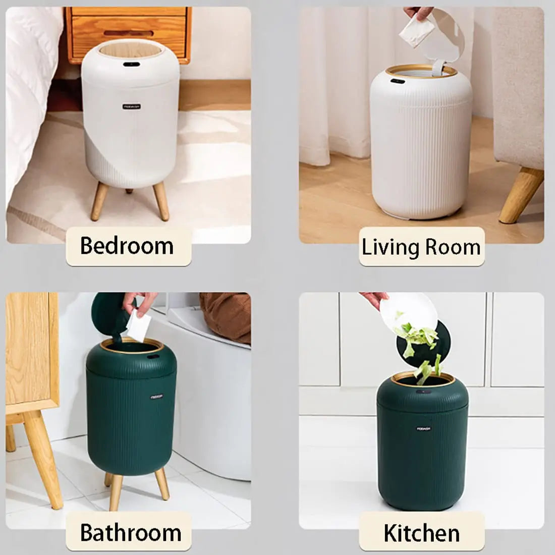 BowLift | Sensor Trash Can – Odor-Proof & Stylish in Design