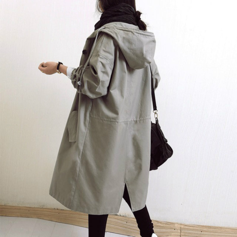 BowLift | Waterproof and Windproof Women's Trench Coat with Hood