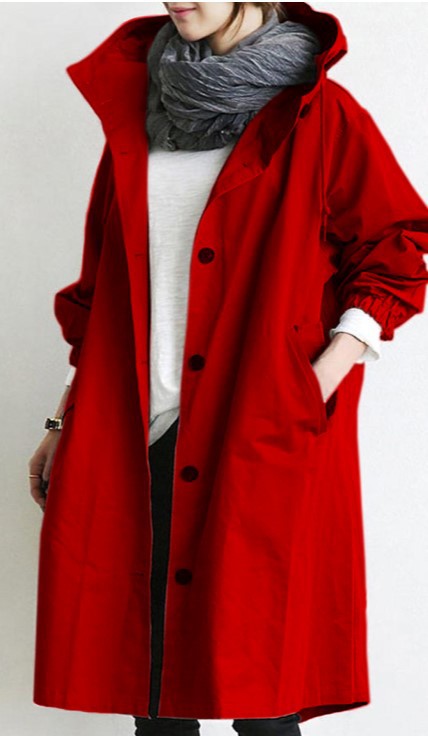 BowLift | Water and windproof women's trench coat with hood