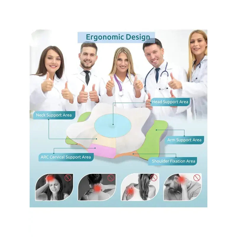 BowLift | Ergonomic Memory Foam Pillow