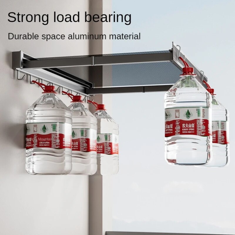 BowLift | Retractable Laundry Organizer Net Rack