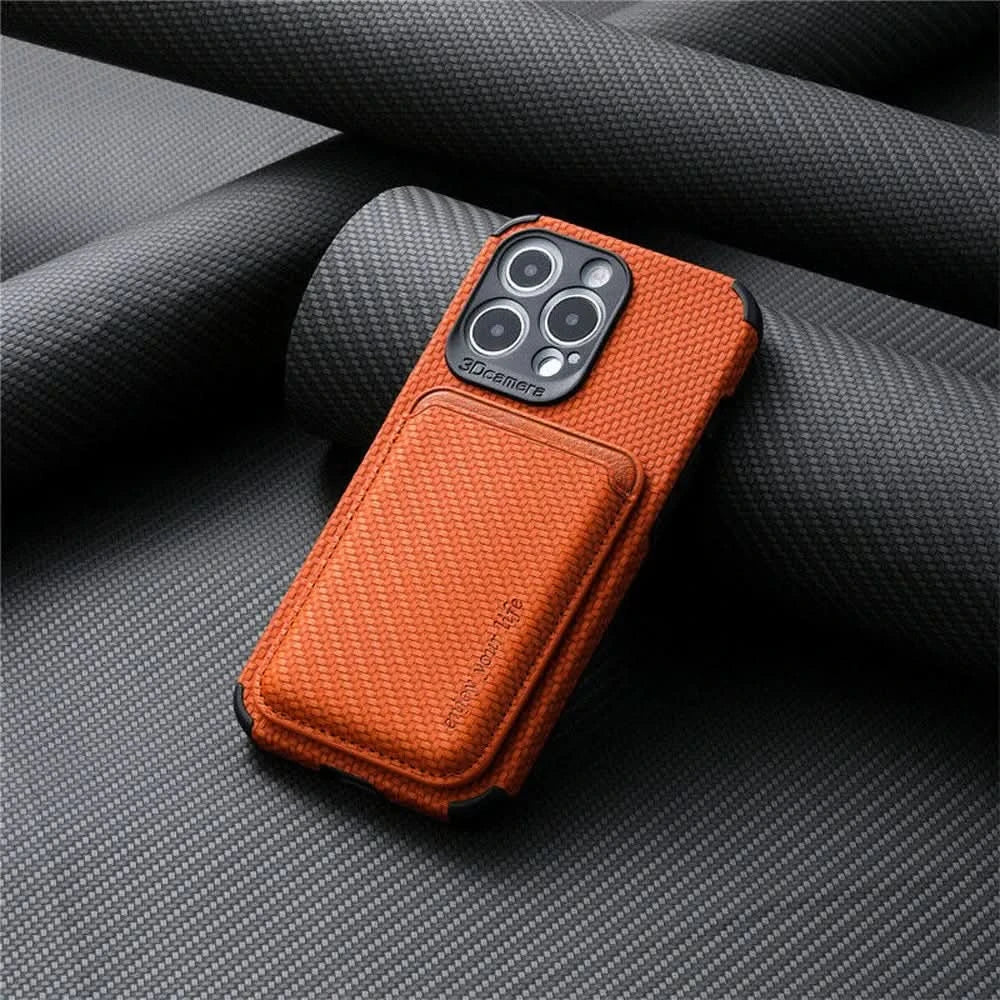 BowLift | MagSafe Wallet Phone Case with Carbon Fiber Protection