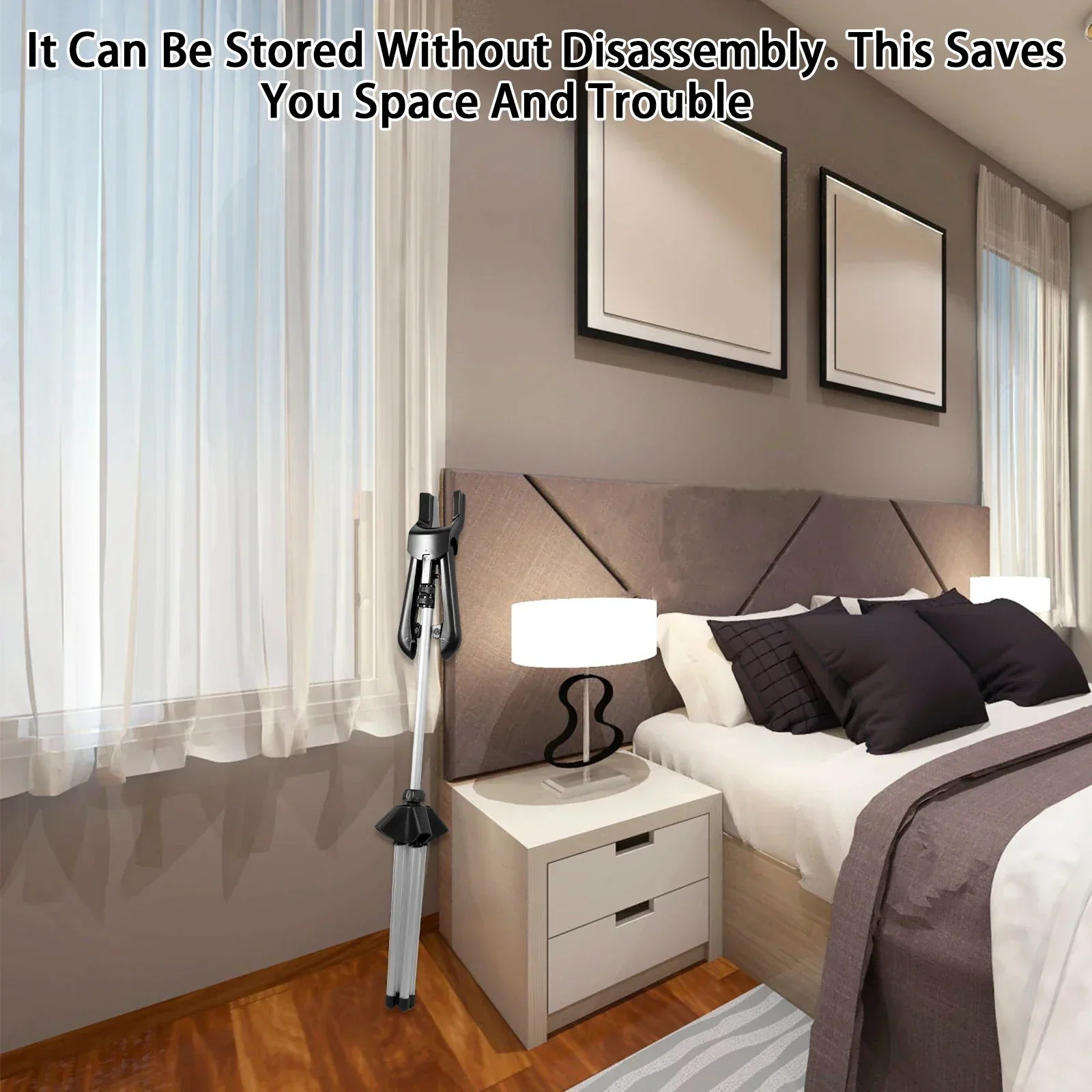 BowLift | Adjustable Telescope Steam Stand for Clothing – Foldable & Portable