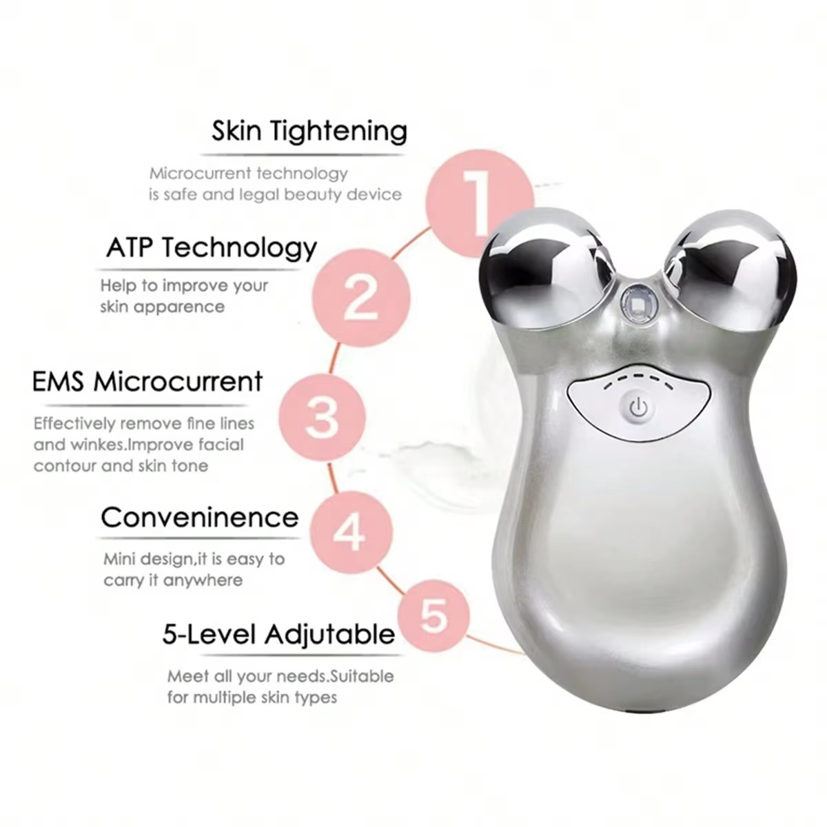 BowLift | Dual-Head RF & EMS Microcurrent Facial Rejuvenation Device