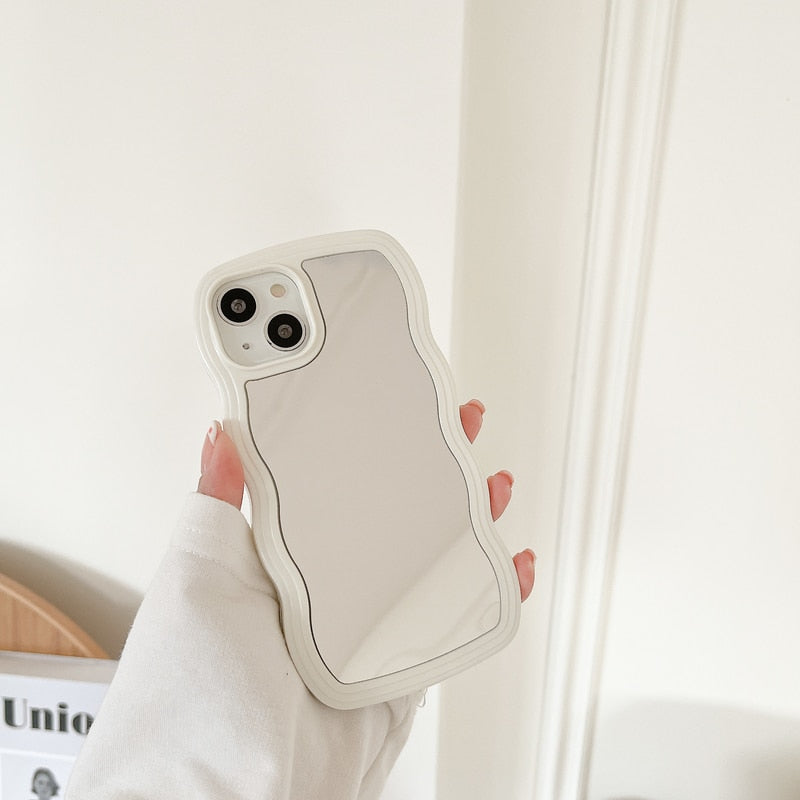BowLift | Wavy Makeup Mirror Phone Case
