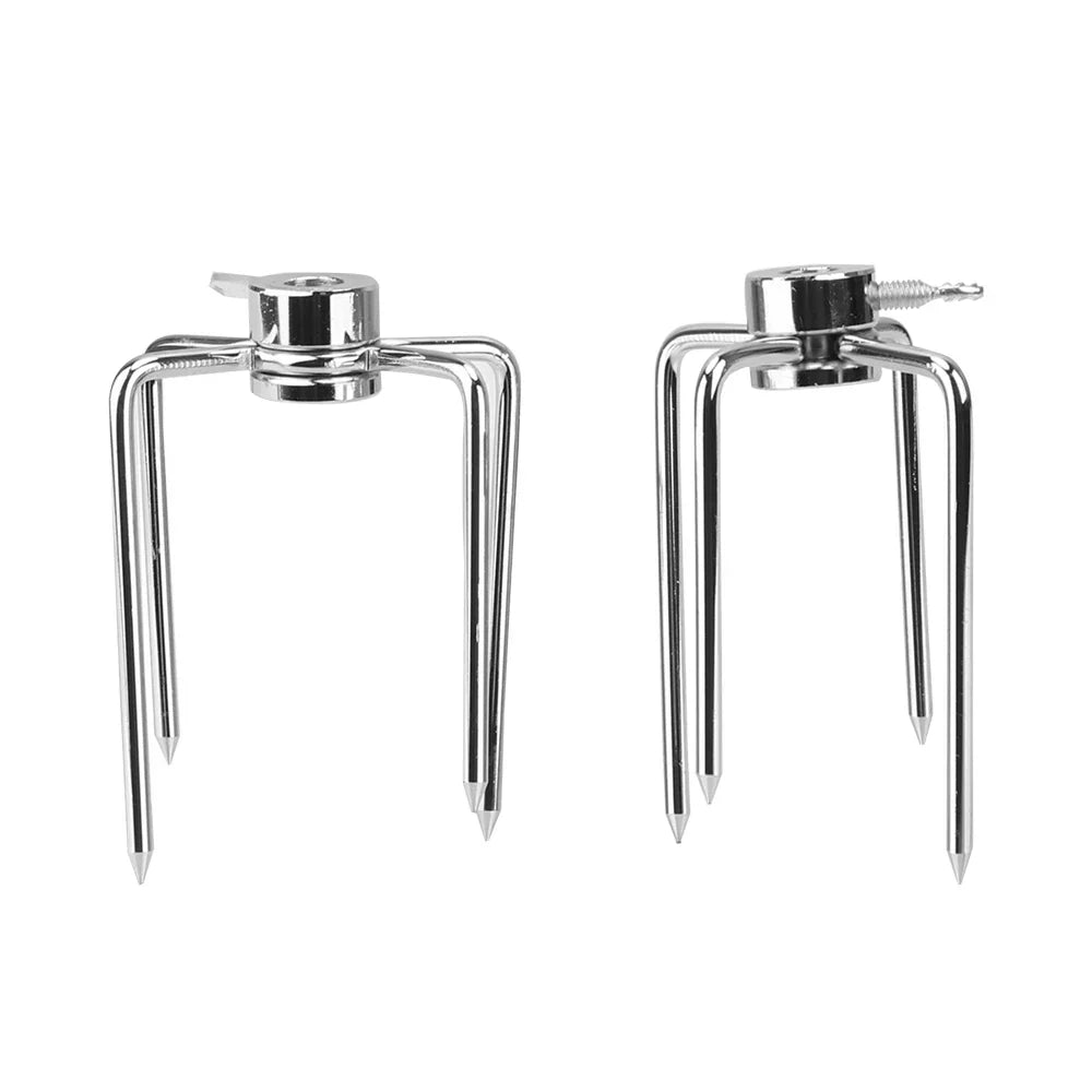 BowLift | GrillPro | Rotisserie Forks | Stainless Steel | Secure Hold