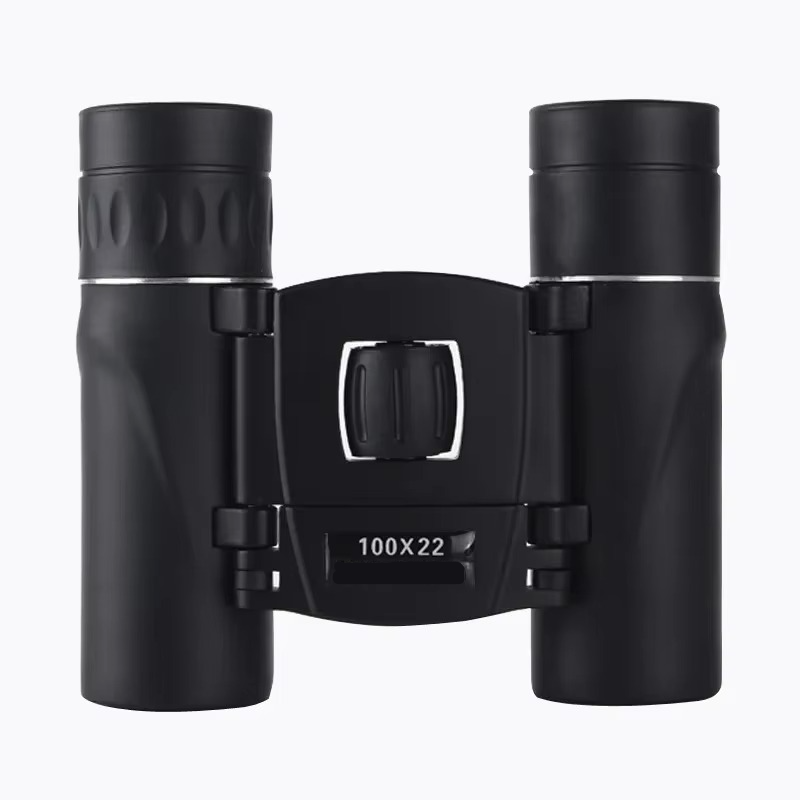 BowLift | Compact 100x22 HD Binoculars with Long Range BAK4 FMC Optics for Hunting, Sports, Camping, and Travel