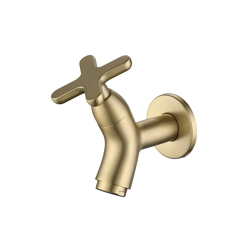 BowLift | BrassFlow – Wall-Mounted Cold Water Tap in Solid Brass