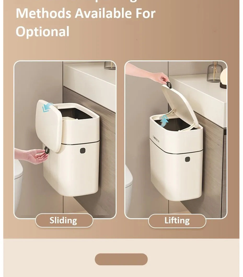 BowLift | Space-Saver Hangable Home Mini Trash Bin