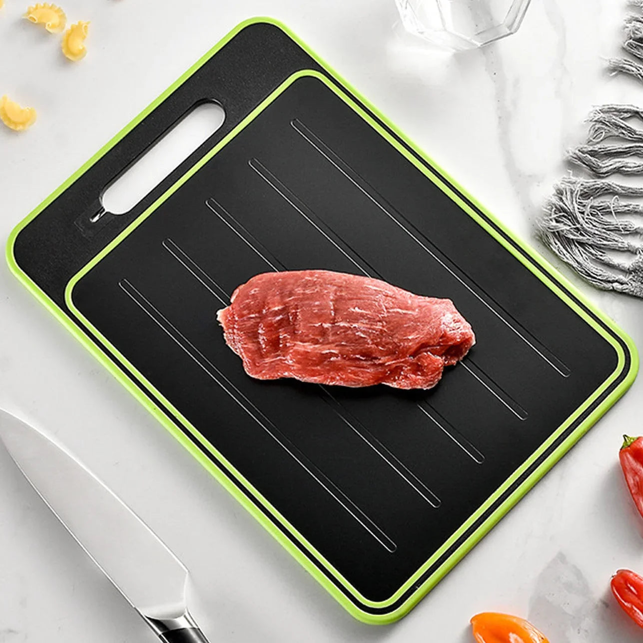 BowLift | Aluminum Alloy Cutting Board with Knife Sharpener