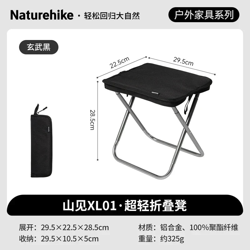 BowLift | Campulux Folding Chair | Padded & Foldable | Ultralight & Stable | For Outdoor & Travel