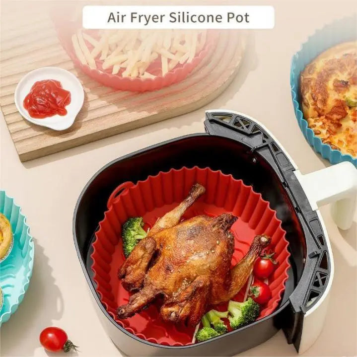 BowLift | Silicone baking insert for air fryer – Non-stick & grease-resistant