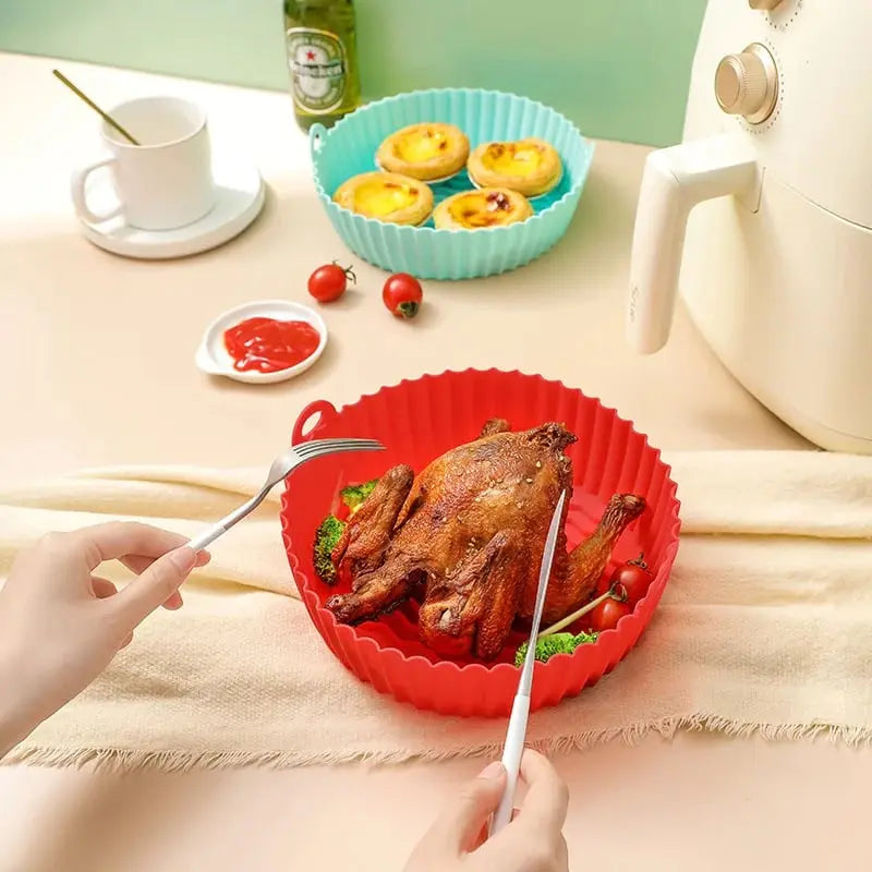 BowLift | Silicone baking insert for air fryer – Non-stick & grease-resistant