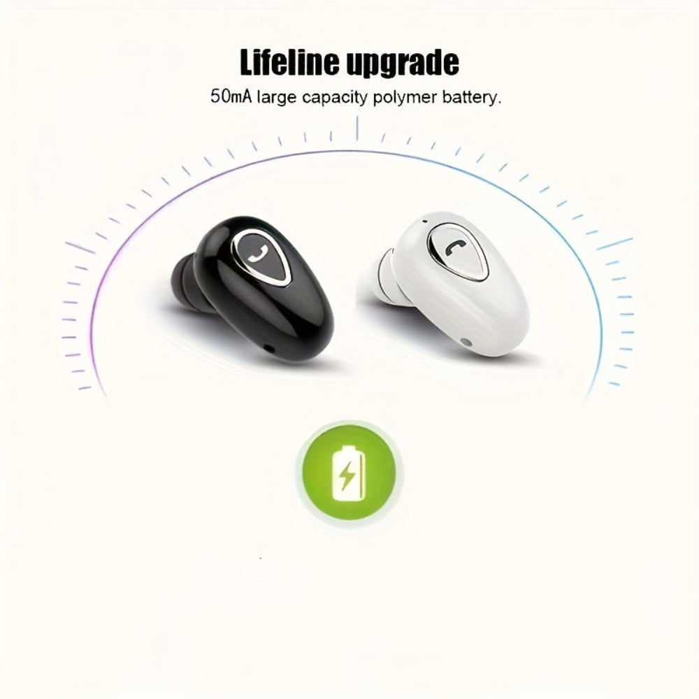 BowLift | Bluetooth Earbud Wireless Mini Invisible Single Ear Headphone