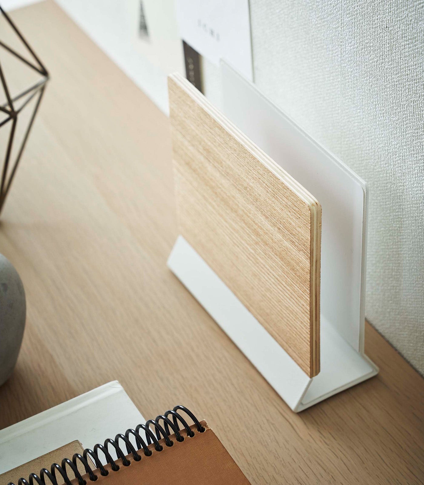 BowLift | Slim Laptop Stand - Steel + Wood