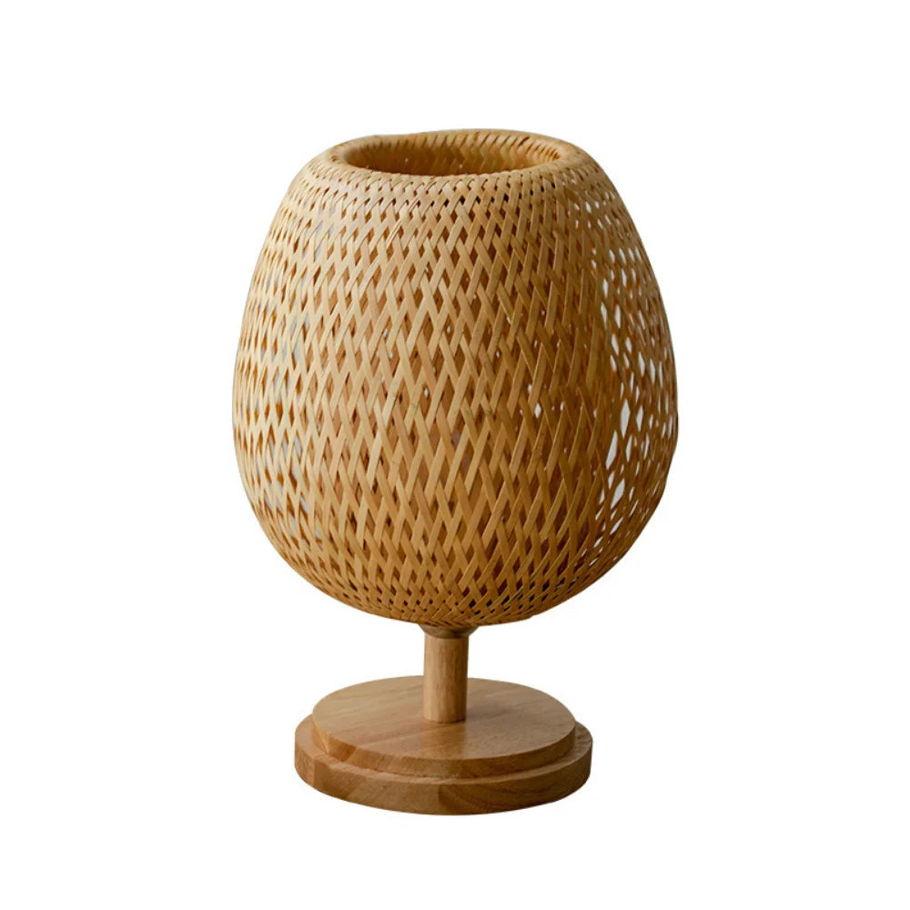 BowLift | Rattan lamp - Stepless dimmable basket lamp for bedroom and living room decoration