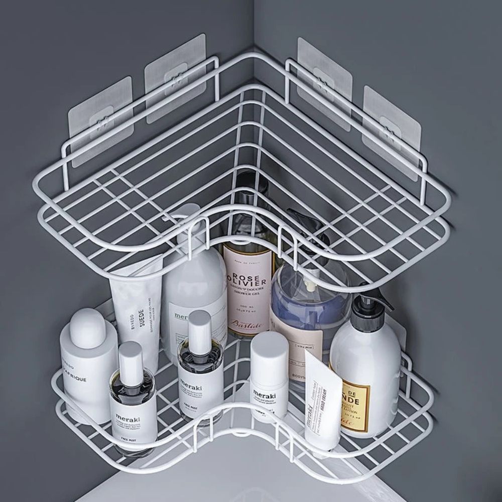 BowLift | Bathroom Corner Storage Shower Caddy
