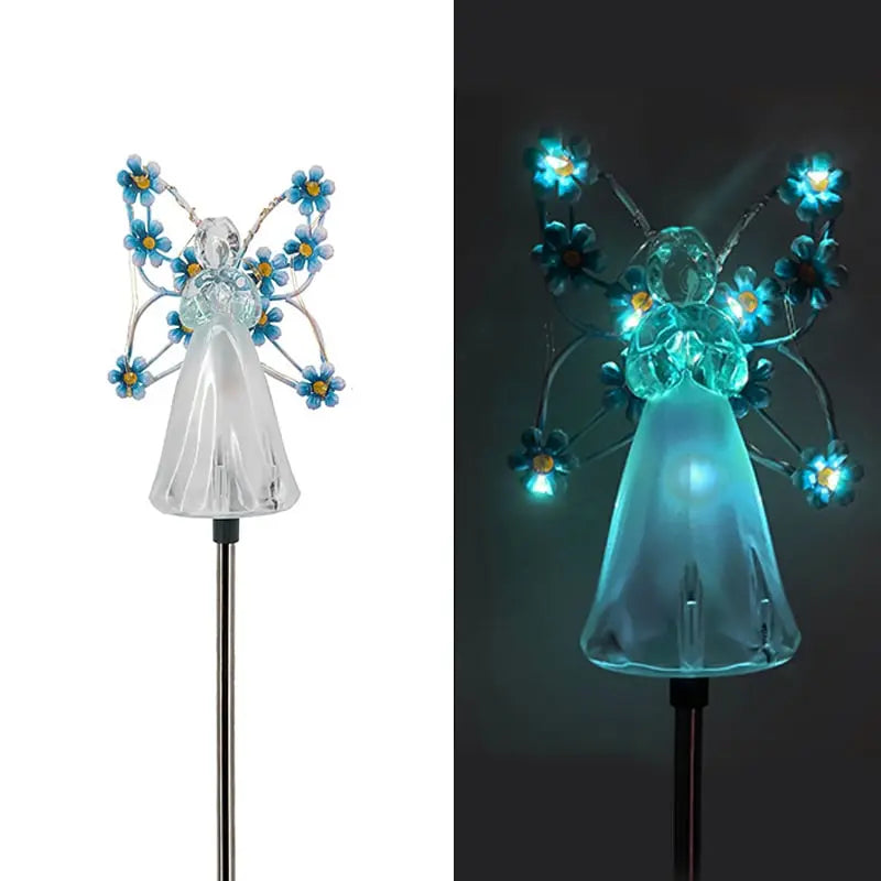 BowLift | Solar-powered angel garden light – Waterproof memorial decoration for outdoor areas!