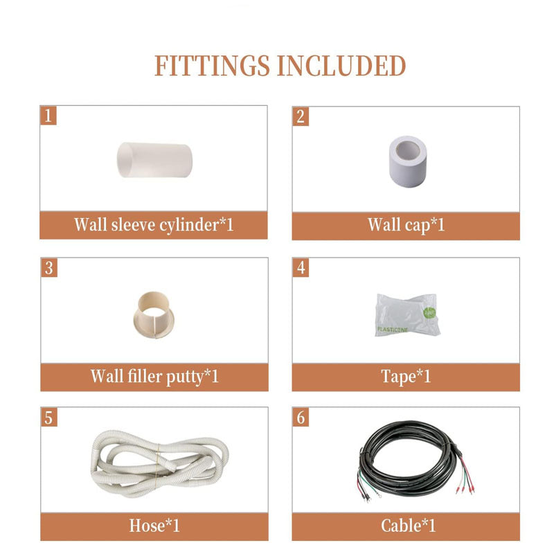 BowLift | 10 Ft. Mini Split Line Set 1/4" & 1/2" O.D. or 1/4" & 3/8" O.D.Twin Copper Pipes or Air Conditioner HVAC Refrigeration and Heating Equipment