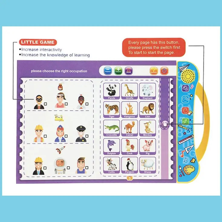 Speaking learning book for children – Learning with fun & sound
