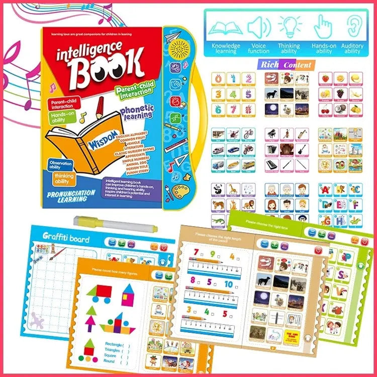 Speaking learning book for children – Learning with fun & sound