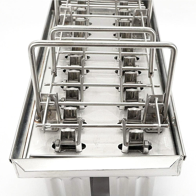 BowLift | Stainless Steel Ice Cream Stick Model Ice Pop Holder 20pcs Ice Cream Stick Holder DIY Kitchen