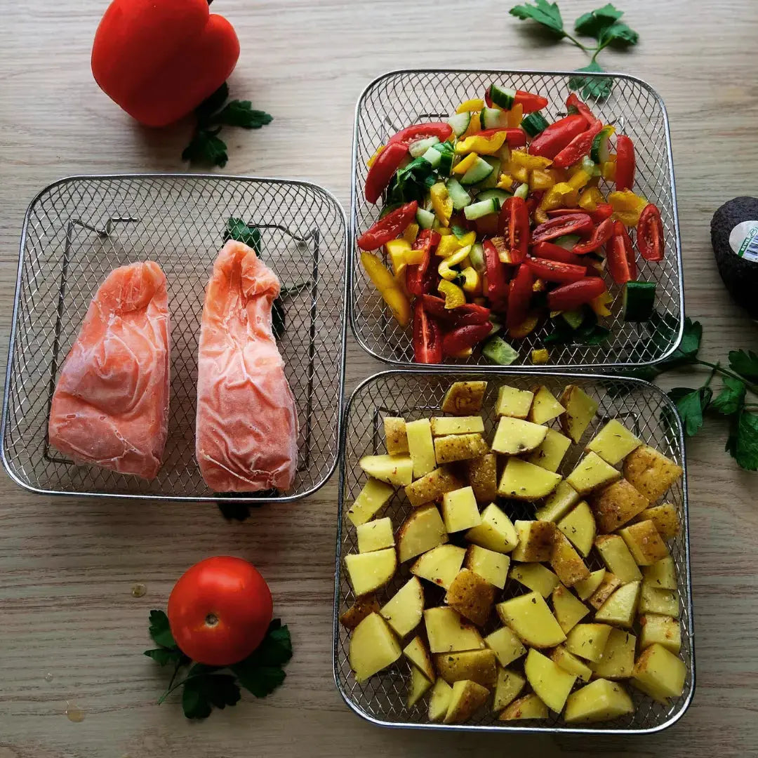 BowLift | Stackable Frying Baskets - More Space, Better Cooking